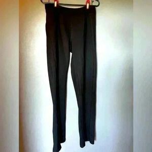 Eddie Bauer Black Lined Yoga Pants Womens Sz MT